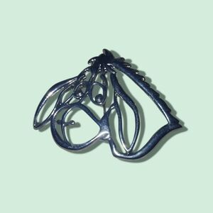 Vintage Eeyore Disney Silver Tone Pin